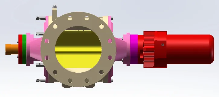 Blow Through Powder Rotary Valve