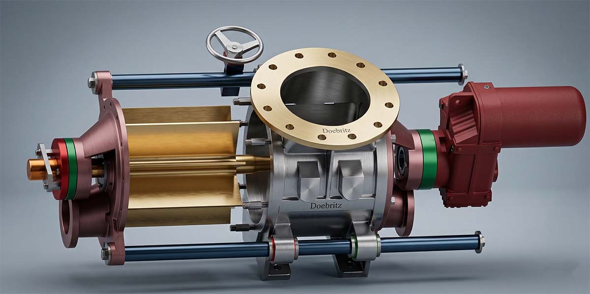 Blow Through Rotary Valve
